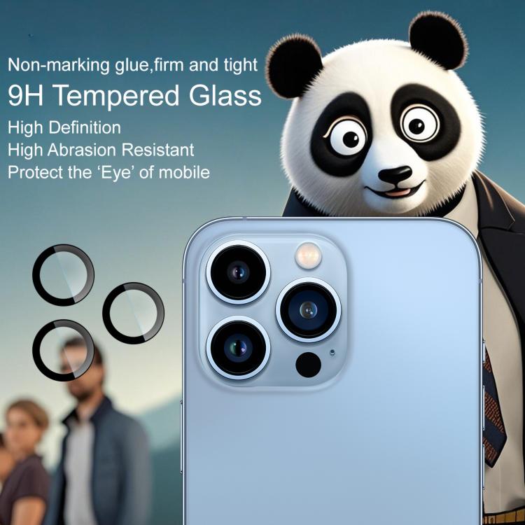 For iPhone 13 Pro / 13 Pro Max imak Glass Rear Camera Lens Film Phone Case Exclusive, Self-positioning Version