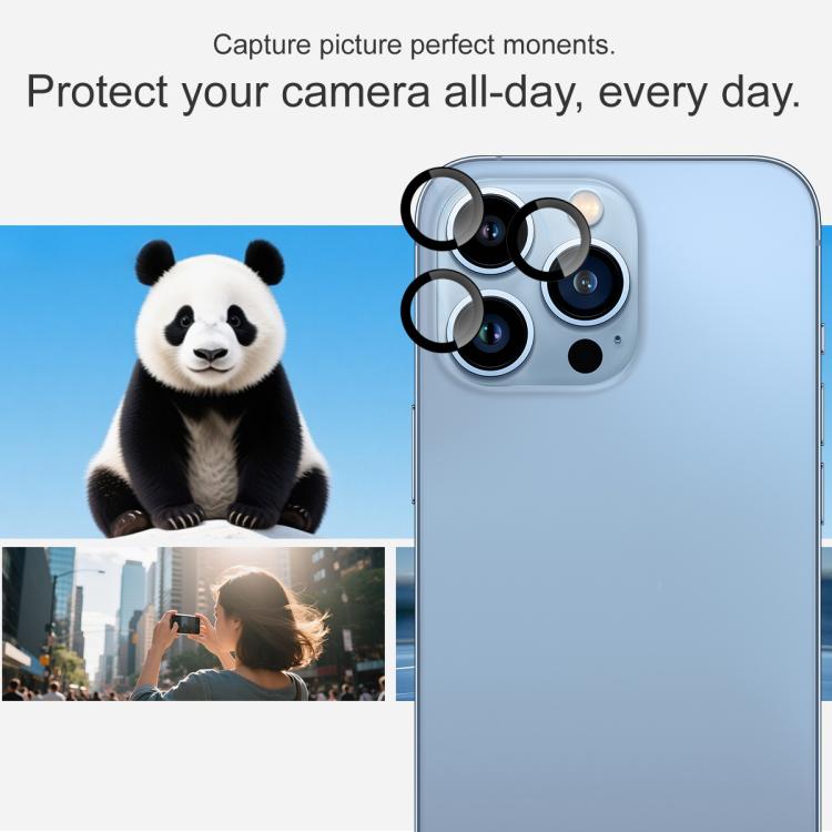 For iPhone 13 Pro / 13 Pro Max imak Glass Rear Camera Lens Film Phone Case Exclusive, Self-positioning Version