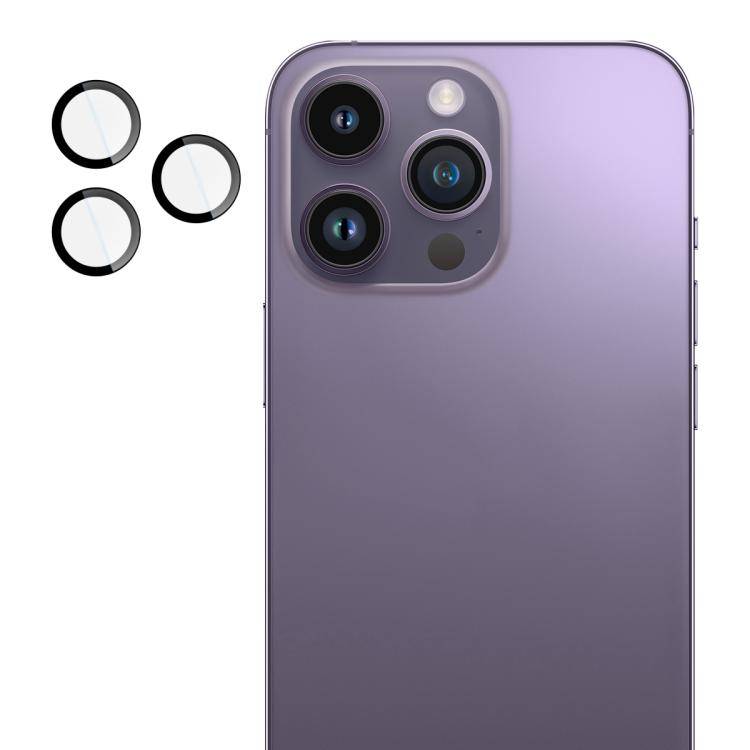 For iPhone 14 Pro / 14 Pro Max imak Glass Rear Camera Lens Film Phone Case Exclusive, Self-positioning Version