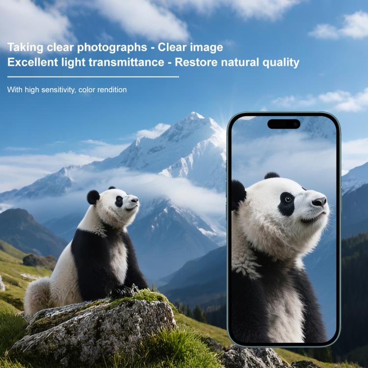 For iPhone 16 / 16 Plus imak Glass Rear Camera Lens Film Phone Case Exclusive, Self-positioning Version