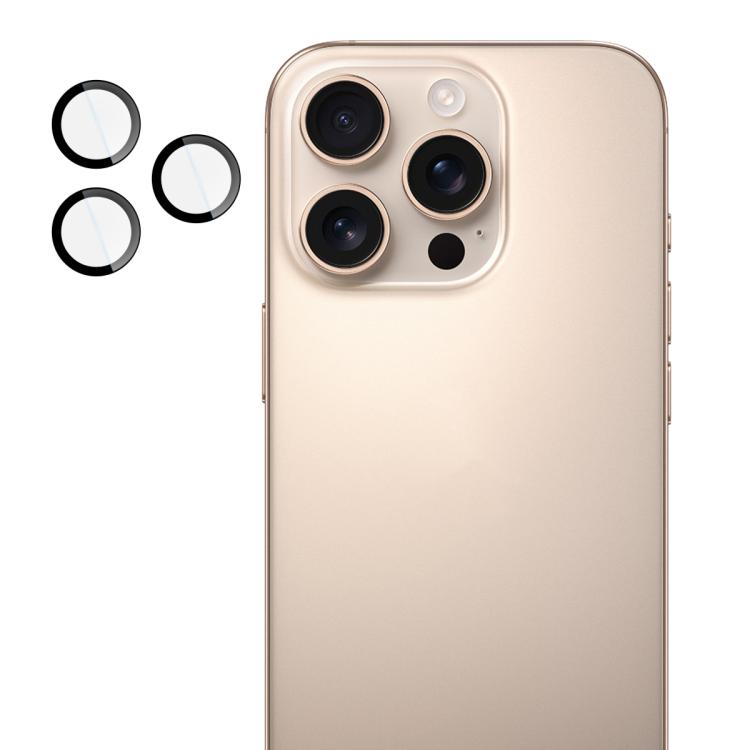 For iPhone 16 Pro / 16 Pro Max imak Glass Rear Camera Lens Film Phone Case Exclusive, Self-positioning Version