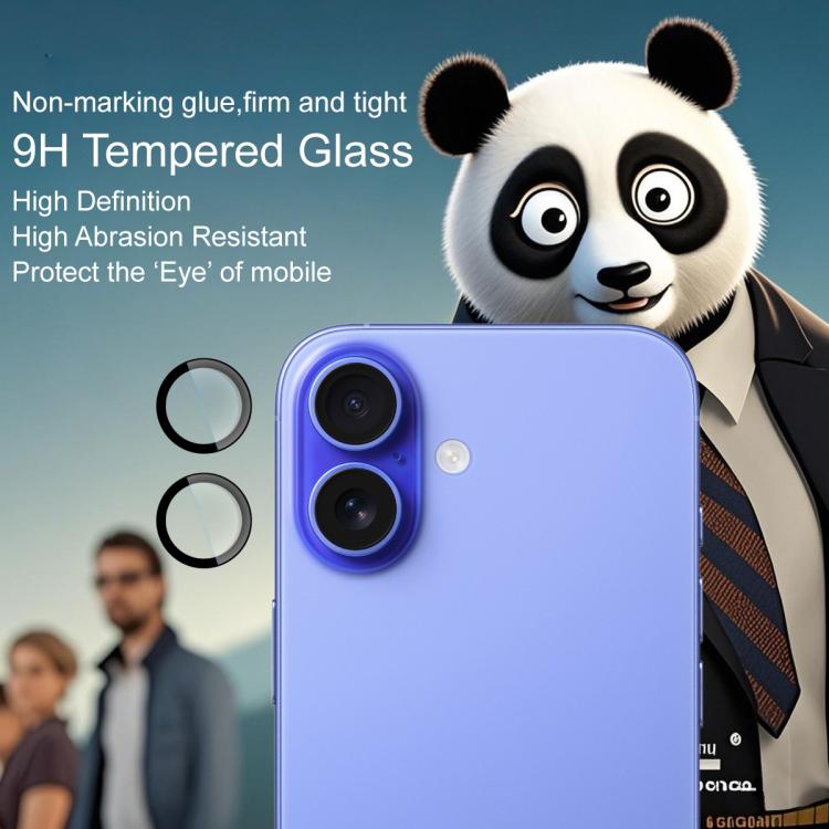 For iPhone 17 imak Glass Rear Camera Lens Film Phone Case Exclusive, Self-positioning Version
