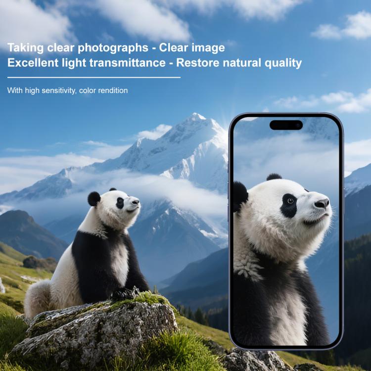 For iPhone 17 imak Glass Rear Camera Lens Film Phone Case Exclusive, Self-positioning Version