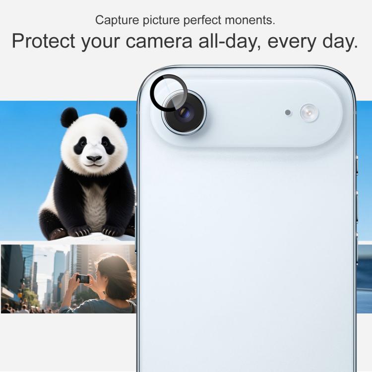 For iPhone Air imak Glass Rear Camera Lens Film Phone Case Exclusive, Self-positioning Version