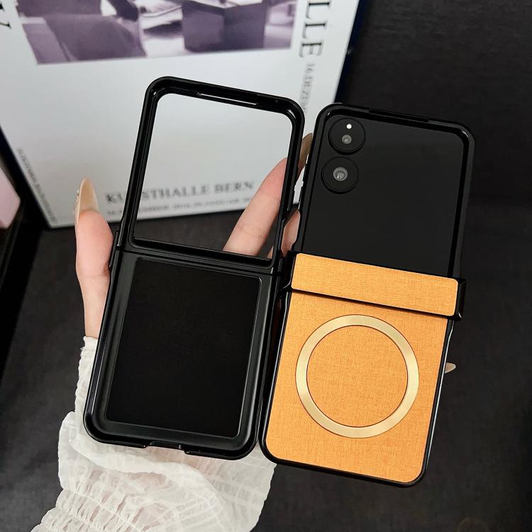 For Xiaomi Mix Flip 2 CD Magsafe Magnetic Cloth Texture Phone Case