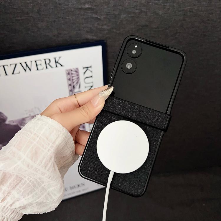 For Xiaomi Mix Flip 2 CD Magsafe Magnetic Cloth Texture Phone Case