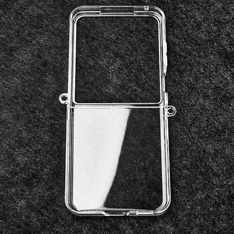 For Xiaomi Mix Flip 2 PC Transparent Side Buckle Shockproof Phone Case