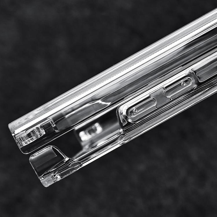 For Xiaomi Mix Flip 2 PC Transparent Side Buckle Shockproof Phone Case
