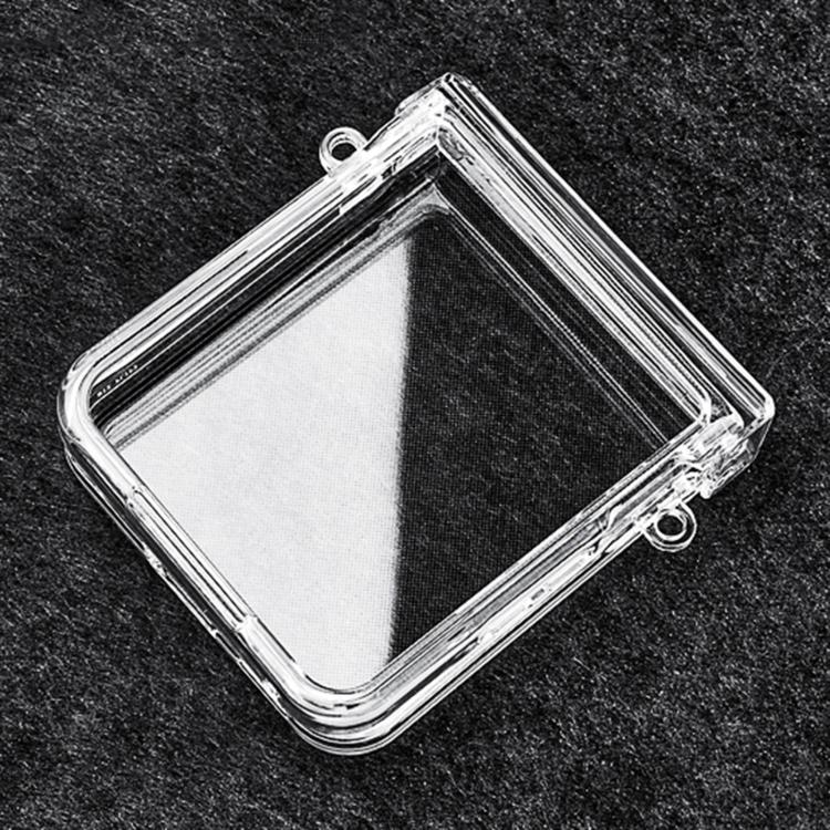 For Xiaomi Mix Flip 2 Three Parts PC Transparent Side Buckle Shockproof Phone Case