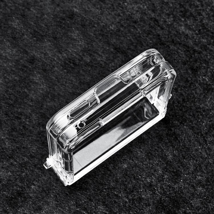 For Xiaomi Mix Flip 2 Three Parts PC Transparent Side Buckle Shockproof Phone Case