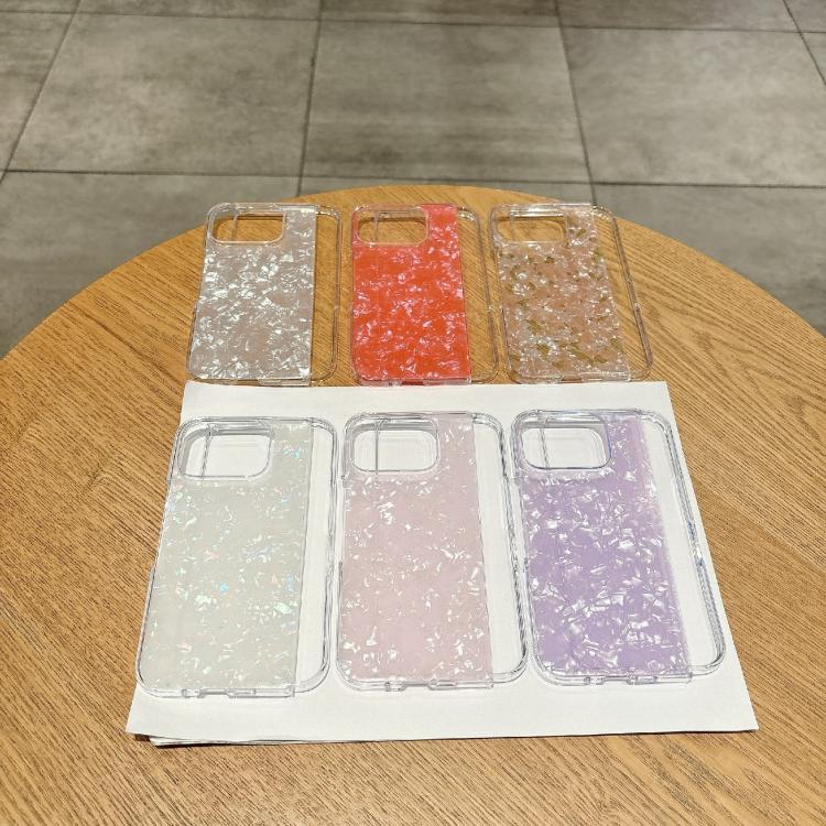 For Google Pixel 10 Pro Fold Pearlescent Shell Texture Phone Case