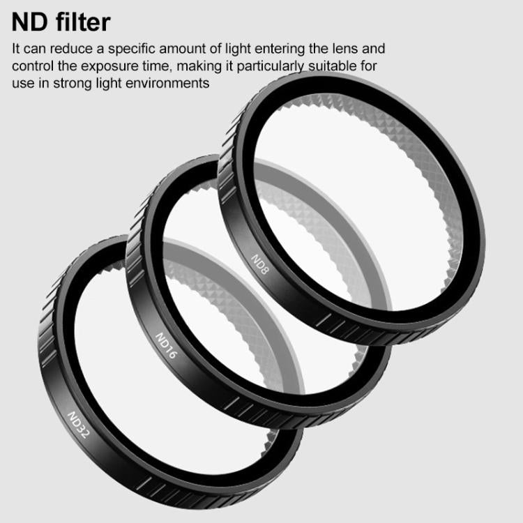 For DJI Action 5 Pro Camera Lens Filter, Filter:ND16