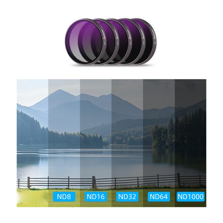 For DJI Action 5 Pro Camera Lens Filter, Filter:ND16