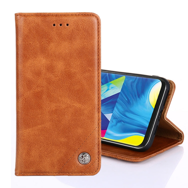 For Samsung Galaxy A30 Non-Magnetic Retro Texture Horizontal Flip Leather Case with Holder & Card Slots & Wallet