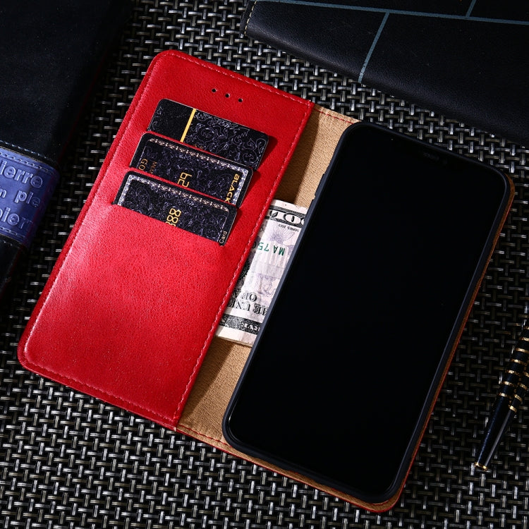 For Samsung Galaxy A50 Non-Magnetic Retro Texture Horizontal Flip Leather Case with Holder & Card Slots & Wallet