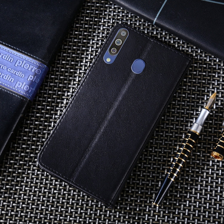 For Samsung Galaxy M30 Non-Magnetic Retro Texture Horizontal Flip Leather Case with Holder & Card Slots & Wallet
