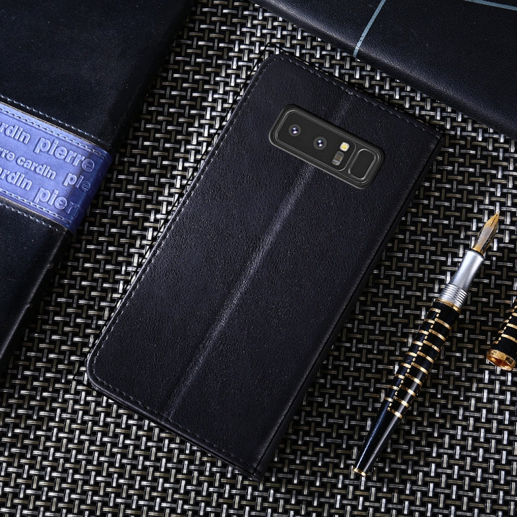 For Samsung Galaxy Note 8 Non-Magnetic Retro Texture Horizontal Flip Leather Case with Holder & Card Slots & Wallet