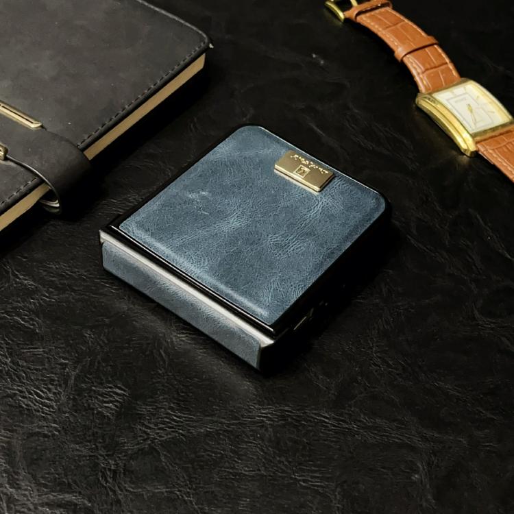 For Xiaomi Mix Flip 2 Crazy Horse Texture Three-stage Leather Phone Case