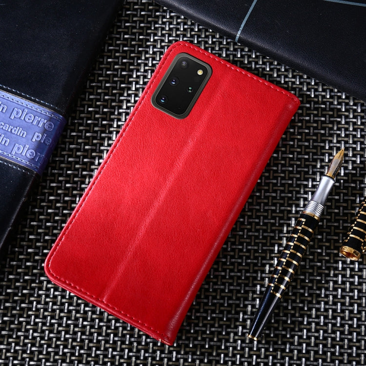 For Samsung Galaxy S20+ Non-Magnetic Retro Texture Horizontal Flip Leather Case with Holder & Card Slots & Wallet