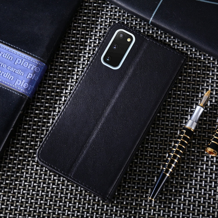 For Samsung Galaxy S20 FE Non-Magnetic Retro Texture Horizontal Flip Leather Case with Holder & Card Slots & Wallet