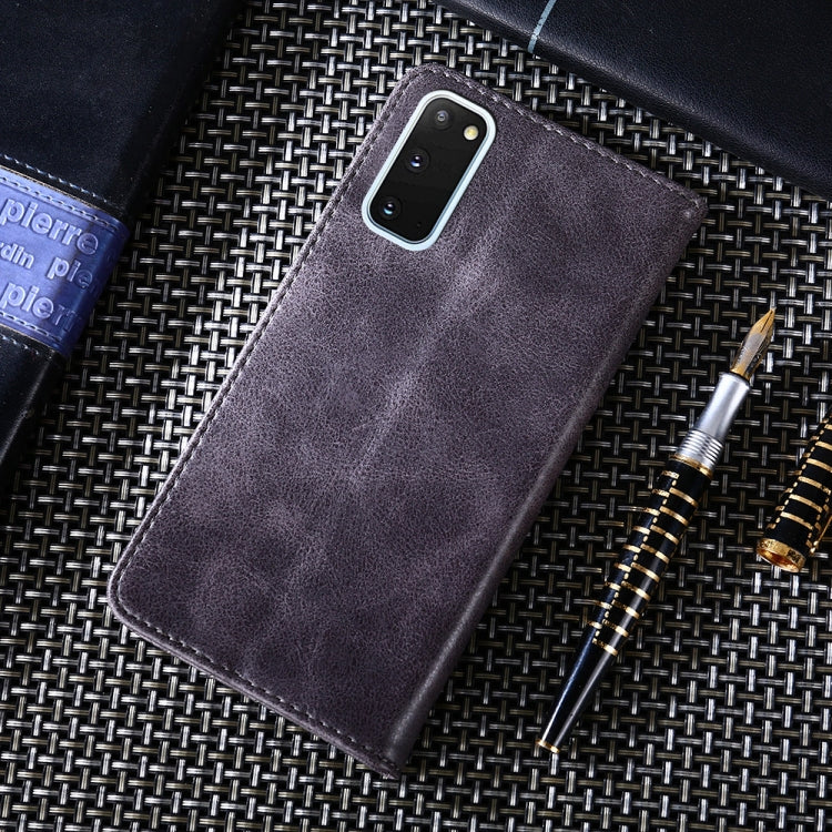 For Samsung Galaxy S20 FE Non-Magnetic Retro Texture Horizontal Flip Leather Case with Holder & Card Slots & Wallet
