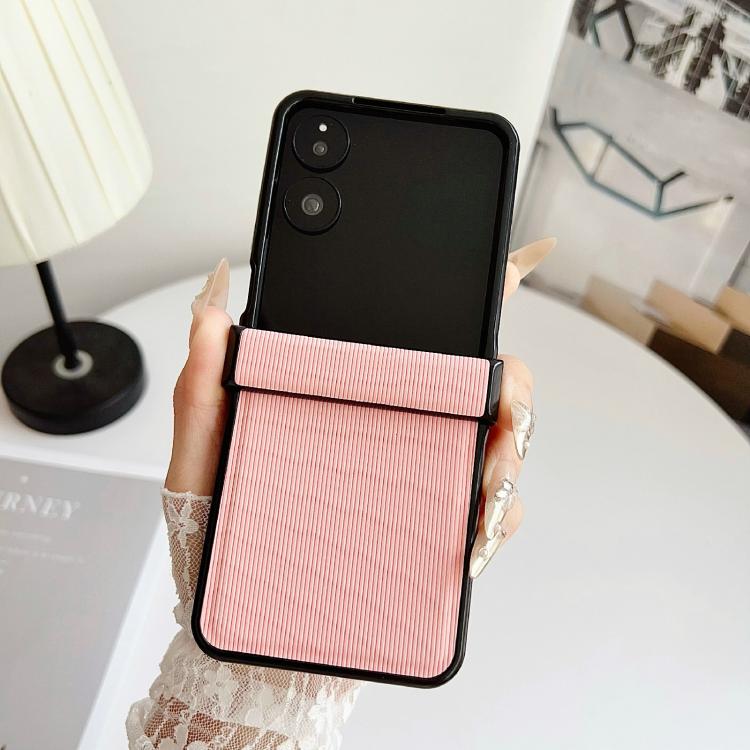 For Xiaomi Mix Flip 2 Three Parts Vertical Texture Protective Phone Case