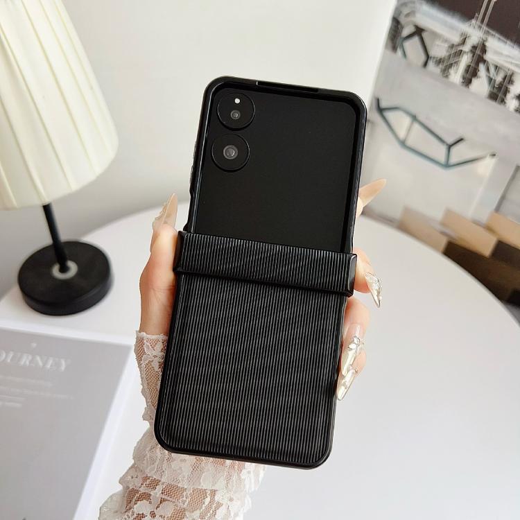 For Xiaomi Mix Flip 2 Three Parts Vertical Texture Protective Phone Case
