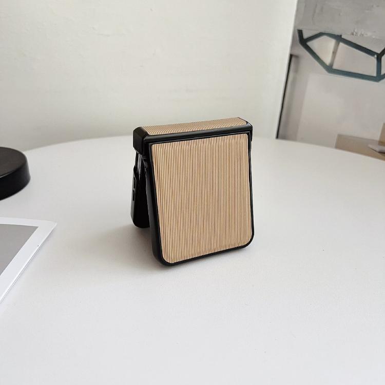 For Xiaomi Mix Flip 2 Three Parts Vertical Texture Protective Phone Case