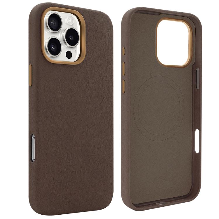 For iPhone 15 Pro Max VIETAO Suede MagSafe PU Leather Phone Case