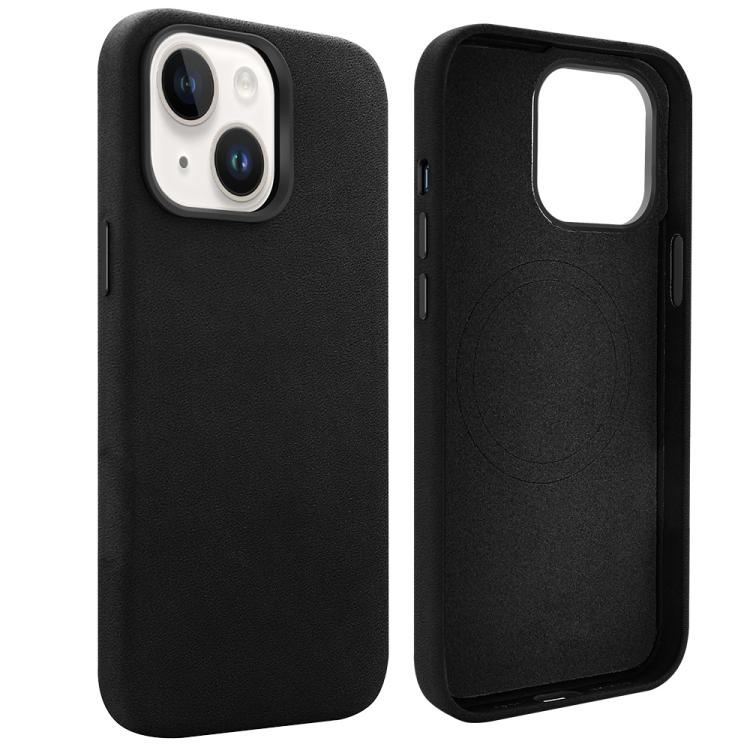 For iPhone 15 VIETAO Suede MagSafe PU Leather Phone Case