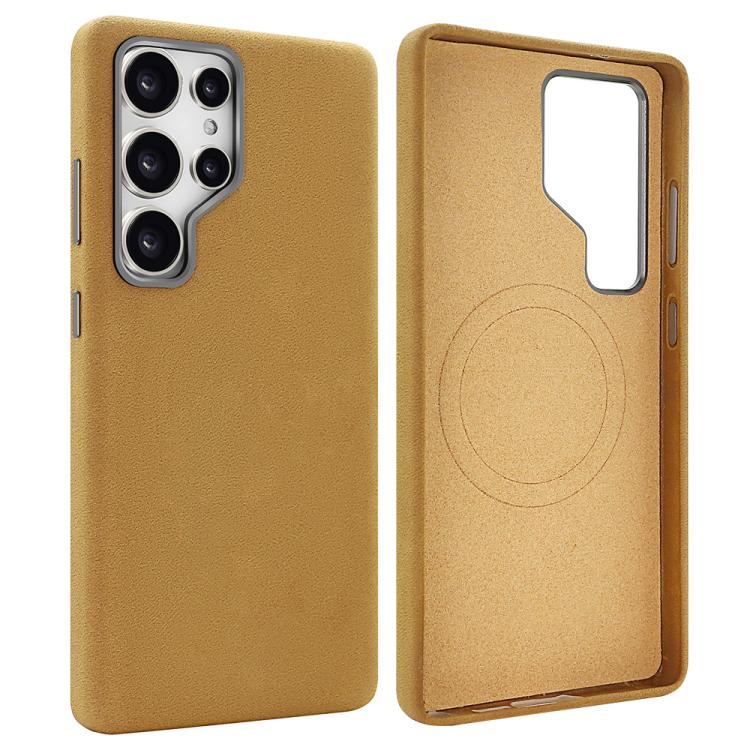 For Samsung Galaxy S25 Ultra 5G VIETAO Suede MagSafe PU Leather Phone Case