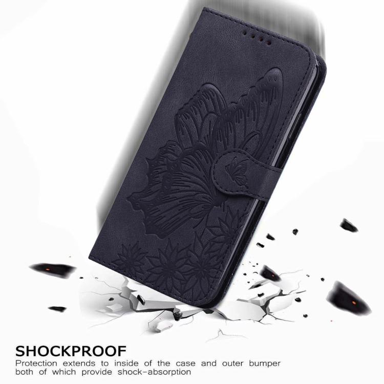 For iPhone 17 Pro Max Retro Skin Feel Butterflies Embossing Horizontal Flip Leather Phone Case