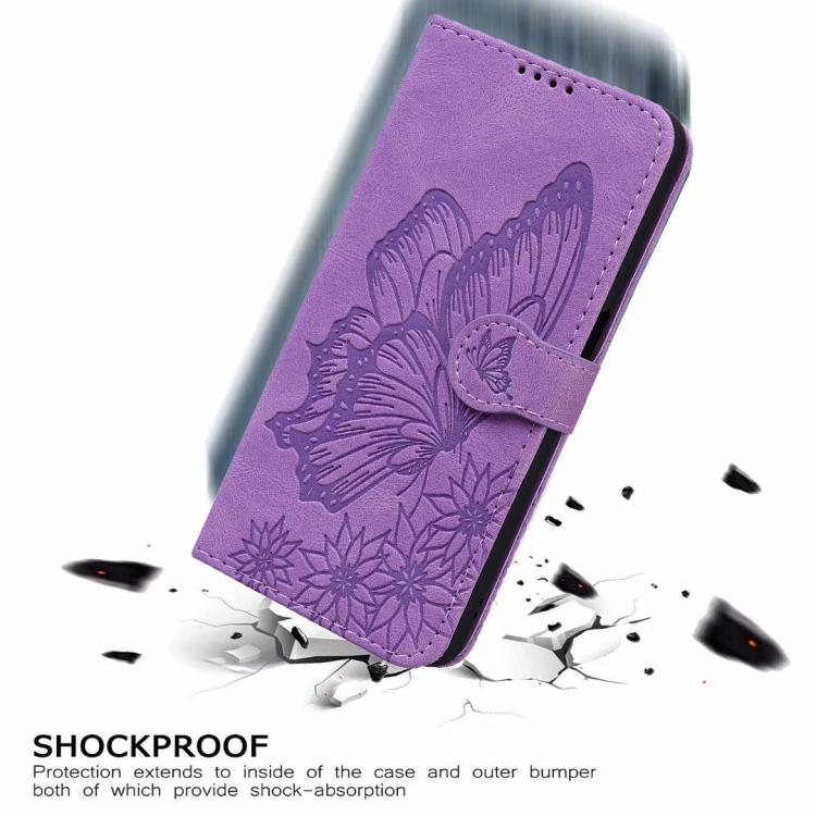 For iPhone 17 Pro Max Retro Skin Feel Butterflies Embossing Horizontal Flip Leather Phone Case
