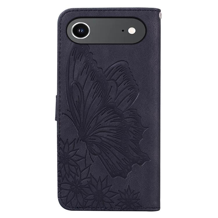 For iPhone Air Retro Skin Feel Butterflies Embossing Horizontal Flip Leather Phone Case