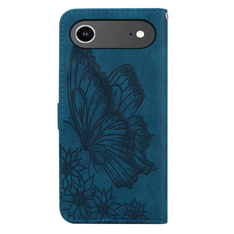 For iPhone Air Retro Skin Feel Butterflies Embossing Horizontal Flip Leather Phone Case