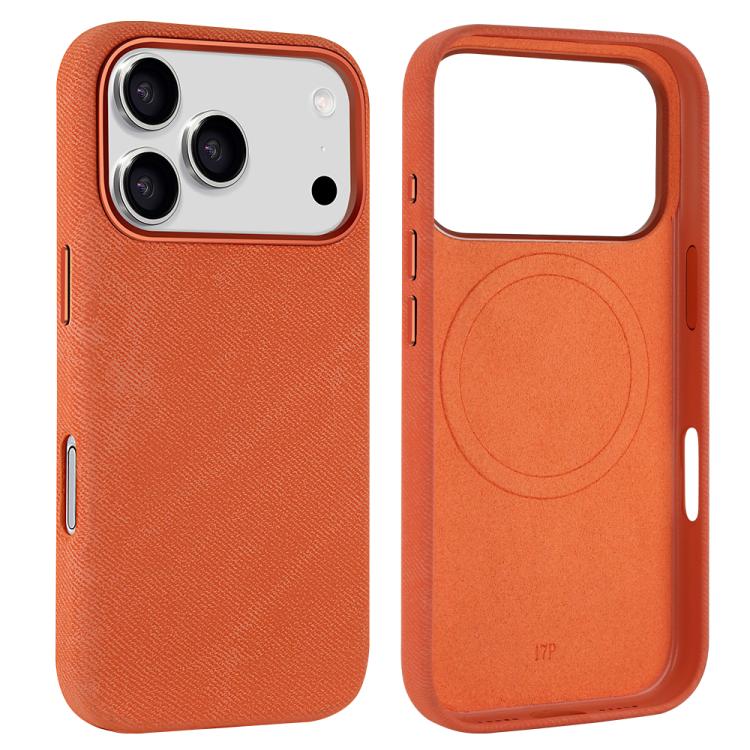 For iPhone 17 Pro VIETAO Retro Denim Texture PU Leather MagSafe Phone Case