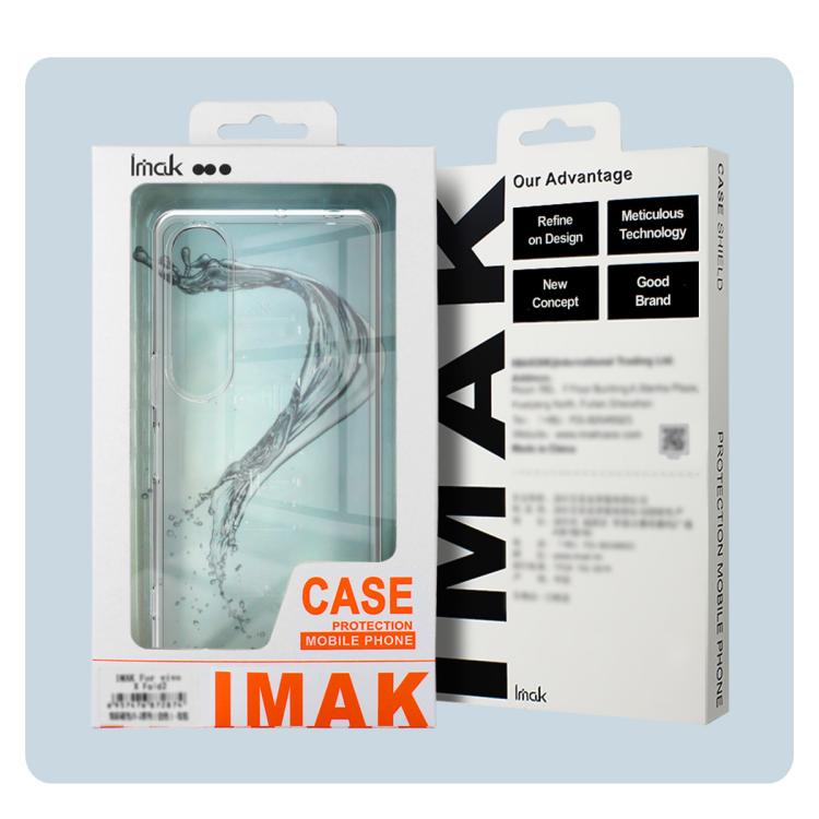 For iPhone 17 Pro Max imak UX-10 Series Transparent Shockproof TPU Phone Case - Transparent