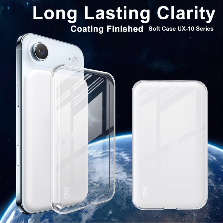 For iPhone Air MagSafe imak UX-10 Series Transparent Shockproof TPU Phone Case - Transparent