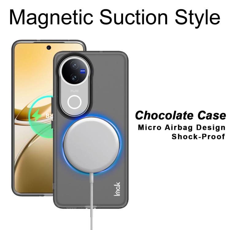 For vivo V50 / V50e IMAK Chocolate Series TPU + PET MagSafe Phone Case