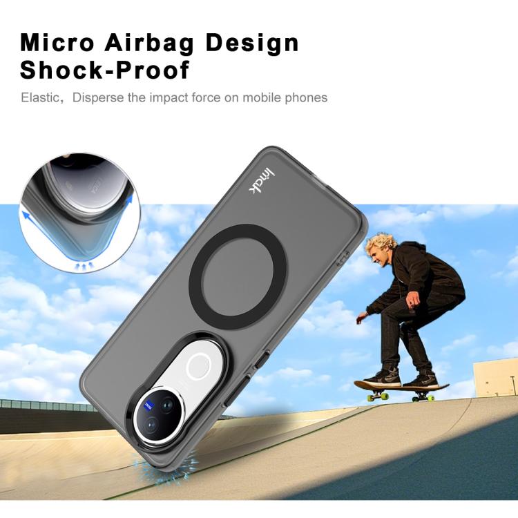 For vivo V50 / V50e IMAK Chocolate Series TPU + PET MagSafe Phone Case
