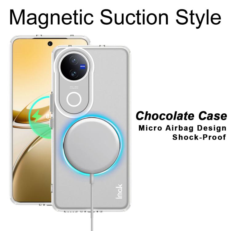 For vivo V50 / V50e IMAK Chocolate Series TPU + PET MagSafe Phone Case
