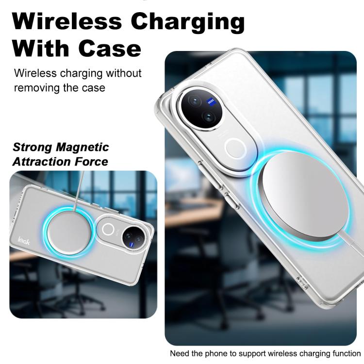 For vivo V50 / V50e IMAK Chocolate Series TPU + PET MagSafe Phone Case