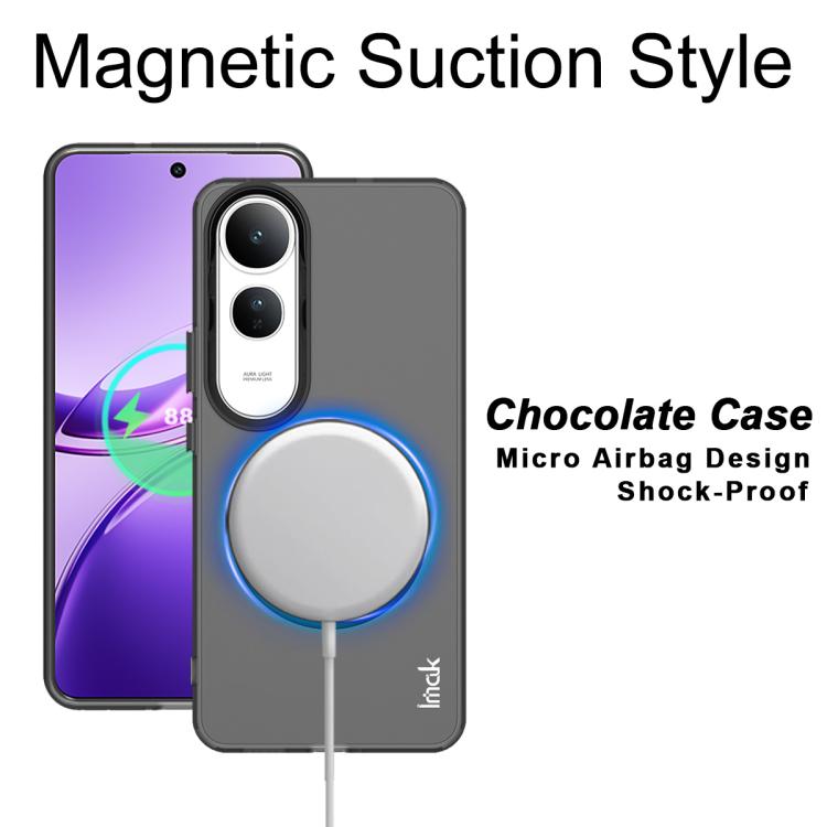 For vivo V50 Lite 5G IMAK Chocolate Series TPU + PET MagSafe Phone Case