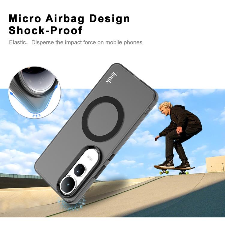 For vivo V50 Lite 5G IMAK Chocolate Series TPU + PET MagSafe Phone Case