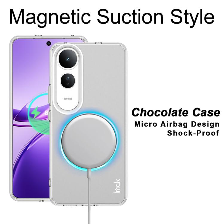 For vivo V50 Lite 5G IMAK Chocolate Series TPU + PET MagSafe Phone Case