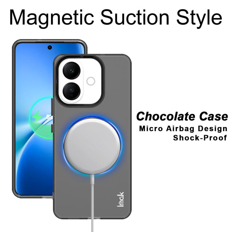 For vivo V60 Lite 4G/5G Global IMAK Chocolate Series TPU + PET MagSafe Phone Case