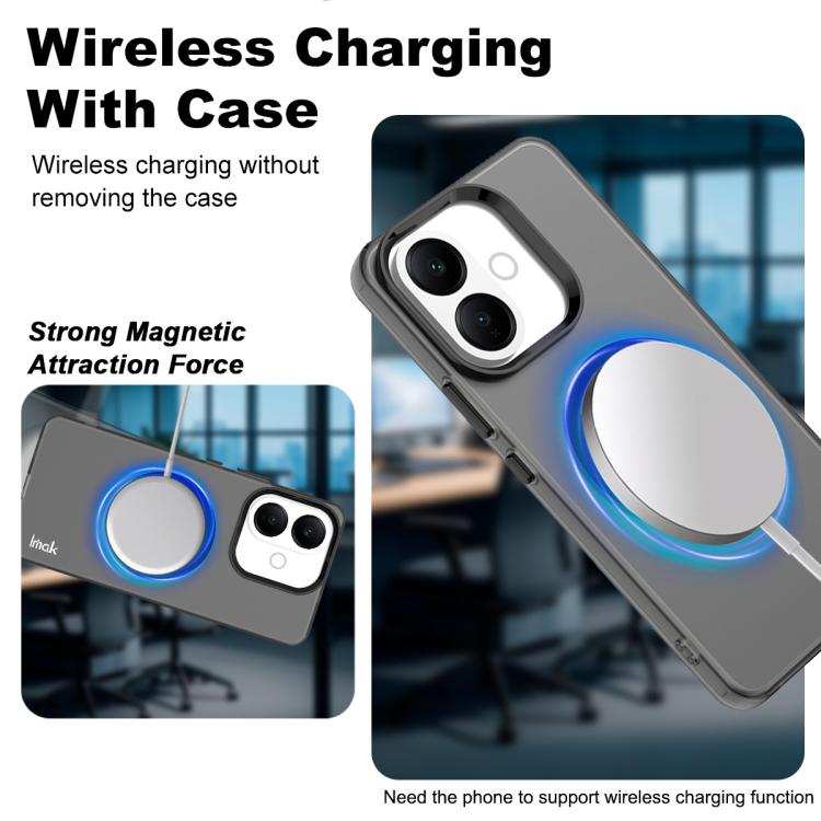 For vivo V60 Lite 4G/5G Global IMAK Chocolate Series TPU + PET MagSafe Phone Case