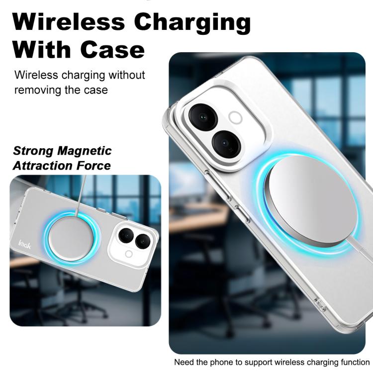 For vivo V60 Lite 4G/5G Global IMAK Chocolate Series TPU + PET MagSafe Phone Case