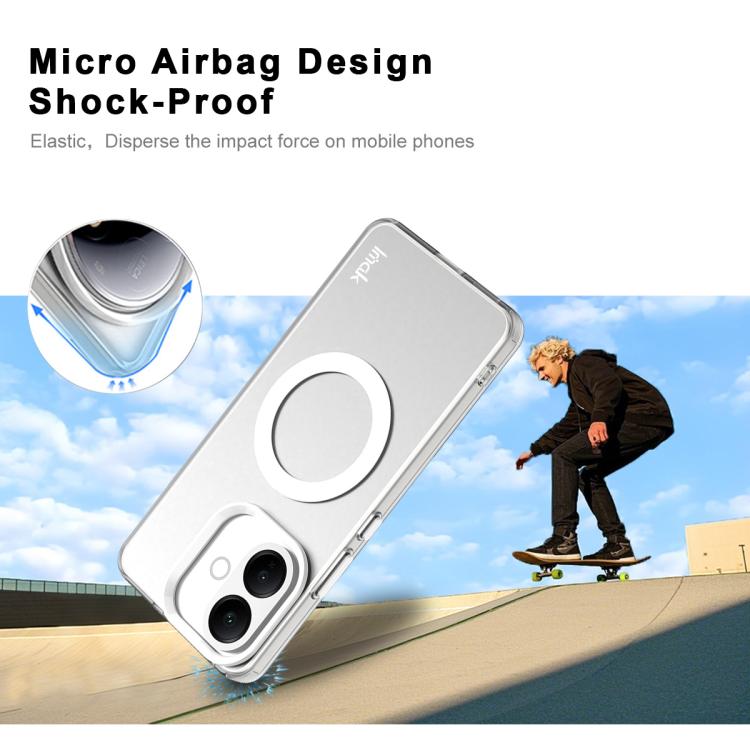 For vivo V60 Lite 4G/5G Global IMAK Chocolate Series TPU + PET MagSafe Phone Case