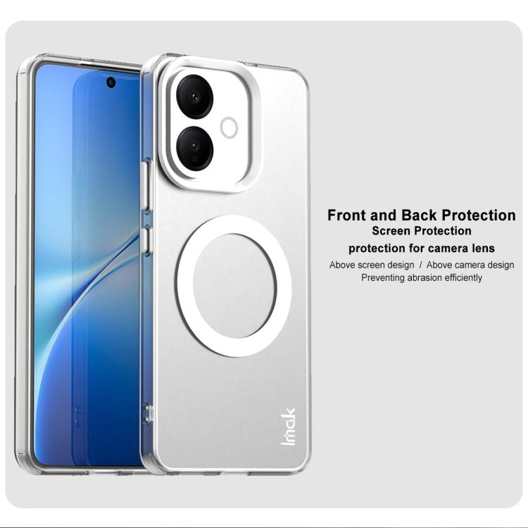 For vivo V60 Lite 4G/5G Global IMAK Chocolate Series TPU + PET MagSafe Phone Case